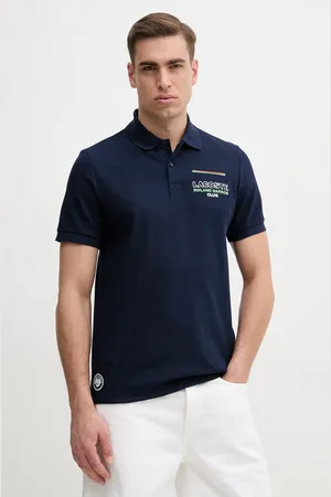 Lacoste Polo bawełniane męski kolor z aplikacją PH8742