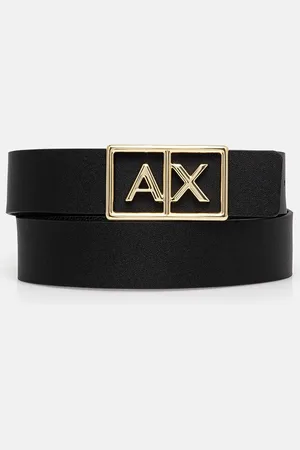 Armani Exchange Pasek skórzany dwustronny damski kolor 941186 4F786