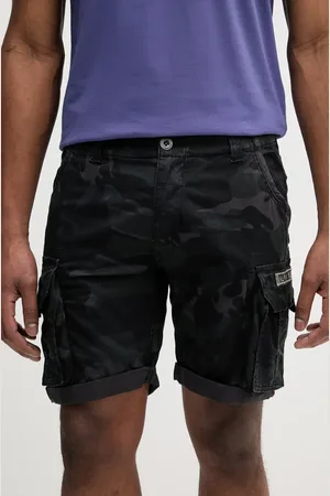 Alpha Industries Szorty bawełniane Crew Short Camo 196201 125 kolor 196201.125