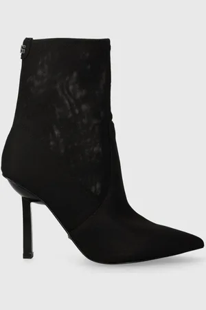 Guess Botki CIDNI2 damskie kolor na szpilce FL7C2N FAB10