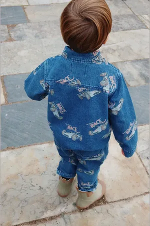 Konges Sløjd Kurtka jeansowa dziecięca MAGOT JACKET GOTS kolor KS101586