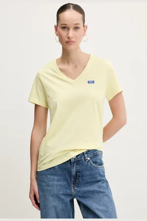 Hugo Blue T-shirt bawełniany damski kolor 50513667