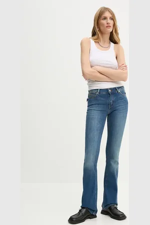 Zadig & Voltaire Jeansy damskie medium waist WWJE00212