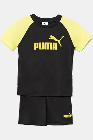 PUMA Komplet dziecięcy ESS No.1 Logo Poly Tee and Shorts Set kolor 686299
