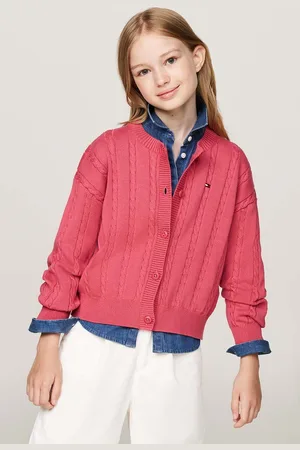 Tommy Hilfiger Kardigan bawełniany dziecięcy kolor KG0KG08546