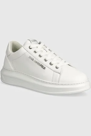 Karl Lagerfeld Sneakersy skórzane KAPRI MENS kolor KL52575N