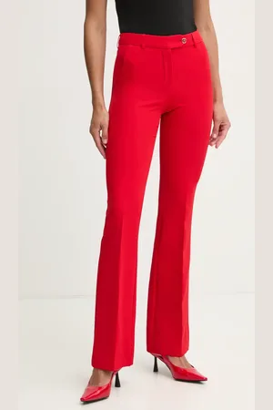 Fracomina Spodnie damskie kolor dzwony medium waist FR25SVA004W42901