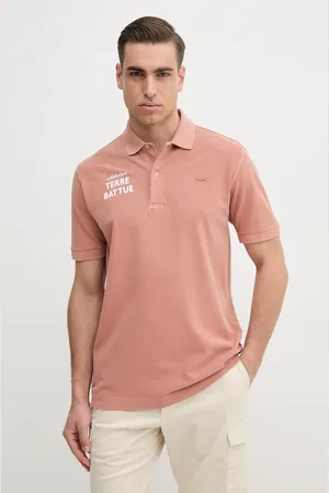 Lacoste Polo bawełniane męski kolor z nadrukiem PH0349