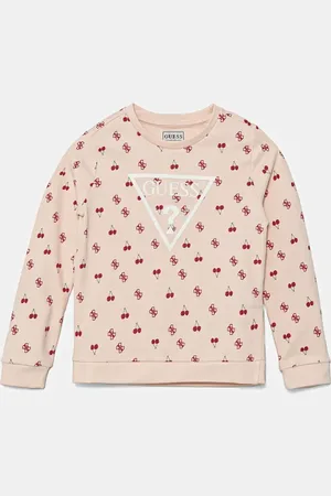 Guess Bluza bawełniana dziecięca kolor wzorzysta K5GQ00 KA6R4