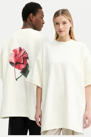 Won Hundred T-shirt bawełniany kolor gładki 3521-12074