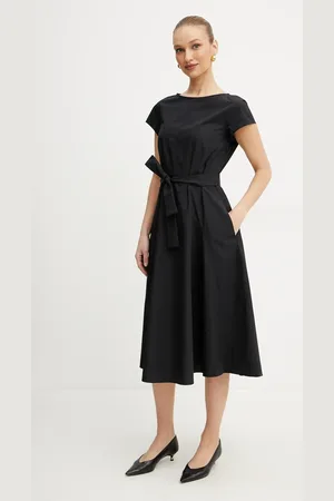 Max Mara Sukienka bawełniana kolor mini rozkloszowana 2515221142600