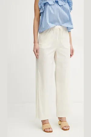MARELLA Spodnie Emme by damskie kolor szerokie high waist 2515131152200