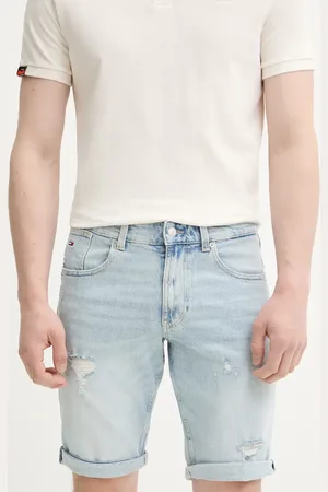 Tommy Hilfiger Szorty jeansowe męskie kolor DM0DM21300