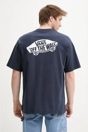 Vans T-shirt bawełniany męski kolor z nadrukiem VN000P50JDU1