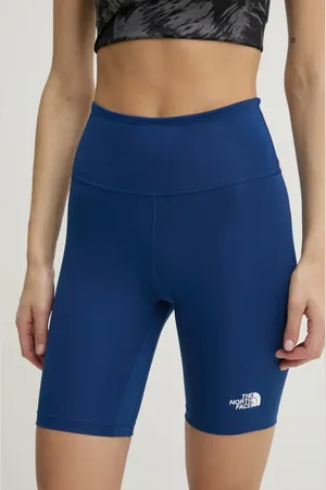 The North Face Szorty sportowe Flex damskie kolor gładkie high waist NF0A8BRVD1R1