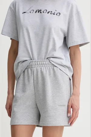 La Mania Szorty damskie kolor melanżowe high waist TIDE