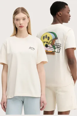 BARROW T-shirt bawełniany kolor z nadrukiem S5BWUATH145
