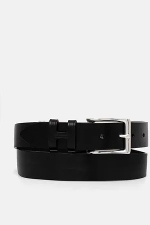 Hackett Pasek skórzany męski kolor HM413177