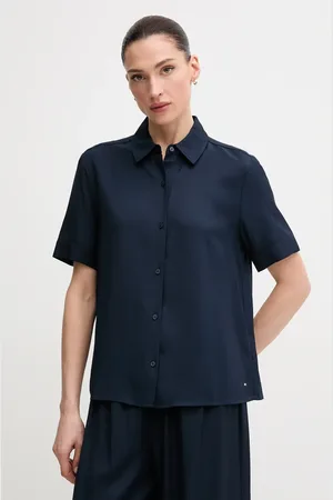 Tommy Hilfiger Koszula damska kolor relaxed z kołnierzykiem klasycznym WW0WW44683