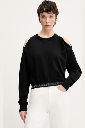 Karl Lagerfeld Bluza damska kolor gładka A2W20062