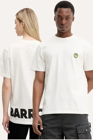 BARROW T-shirt bawełniany kolor z nadrukiem S5BWUATH087