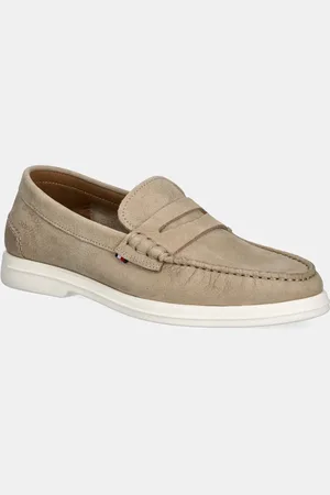Tommy Hilfiger Mokasyny nubukowe NUBUCK P LOAFER męskie kolor FM0FM05350