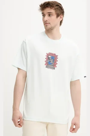 Vans T-shirt bawełniany męski kolor z nadrukiem VN000NHURNE1