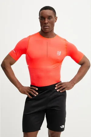 Compressport T-shirt do biegania Pro Racing kolor gładki ATSM3615