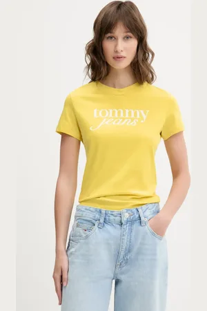 Tommy Hilfiger T-shirt bawełniany damski kolor DW0DW19447
