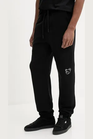INBETWEENERS Spodnie dresowe bawełniane kolor proste medium waist S5TWUAFP026