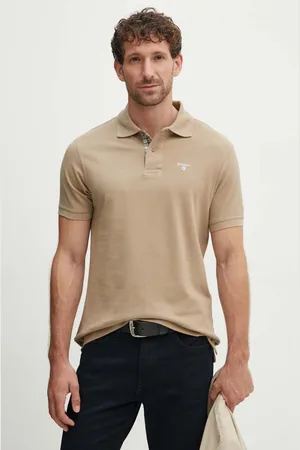 Barbour Polo bawełniane Tartan Pique Polo kolor z aplikacją MML0012