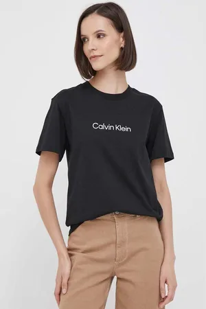 Calvin Klein T-shirt bawełniany kolor