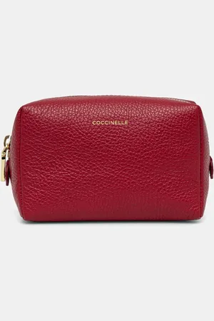 Coccinelle Kosmetyczka skórzana kolor