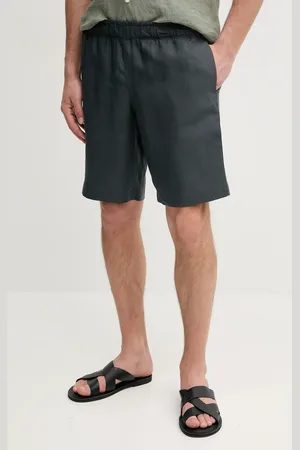 Zadig & Voltaire Szorty lniane męskie kolor WMBS01061