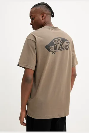 Vans T-shirt bawełniany męski kolor z nadrukiem VN000P509JC1