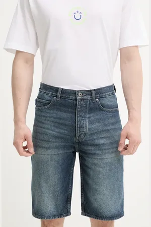 Hugo Blue Szorty jeansowe męskie kolor 50534641