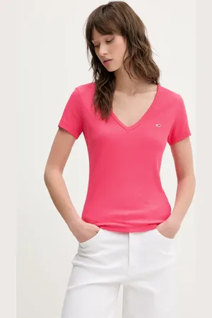 Tommy Hilfiger T-shirt damski kolor DW0DW17385