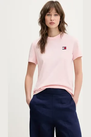 Tommy Hilfiger T-shirt bawełniany damski kolor DW0DW20153