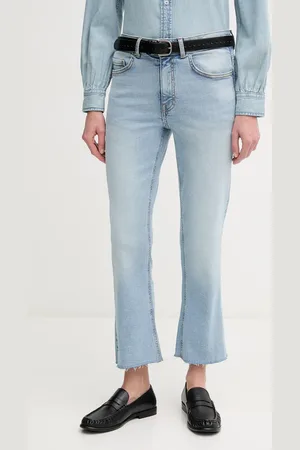Benetton Jeansy damskie high waist 4OTADE010