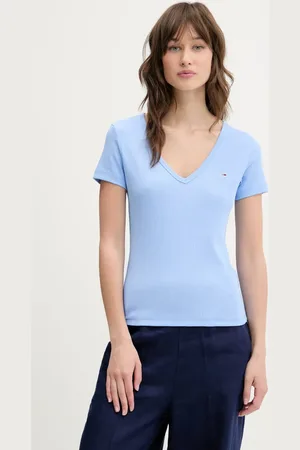 Tommy Hilfiger T-shirt damski kolor DW0DW17385