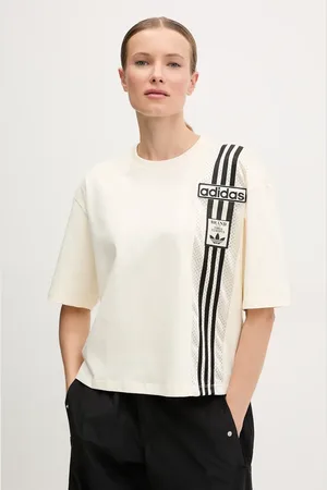 adidas T-shirt bawełniany damski kolor JD0098