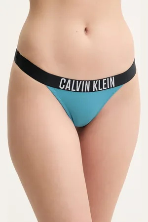 Calvin Klein Brazyliany kąpielowe kolor zielony KW0KW02857