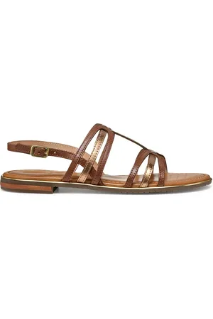 Geox Sandały skórzane D SOZY PLUS damskie kolor D55DQC 01JN6 C5F6E