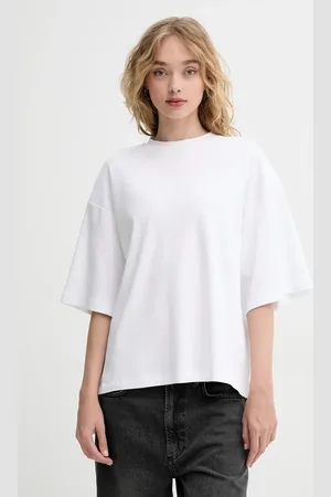AllSaints T-shirt bawełniany AMELIE damski kolor W195JA