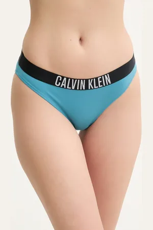 Calvin Klein Figi kąpielowe kolor zielony KW0KW02856