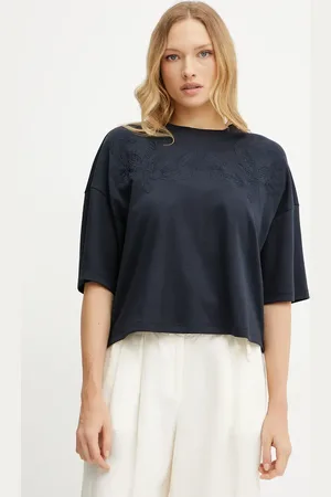 HUGO BOSS T-shirt bawełniany damski kolor 50541328