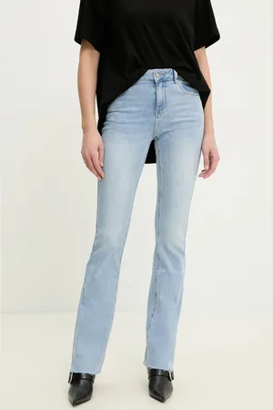ANSWEAR Lab jeansy damskie medium waist