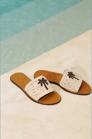MANEBI Klapki Leather Sandals damskie kolor Q 5.1 Y0