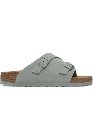 Birkenstock Klapki zamszowe Zürich męskie kolor 1029184