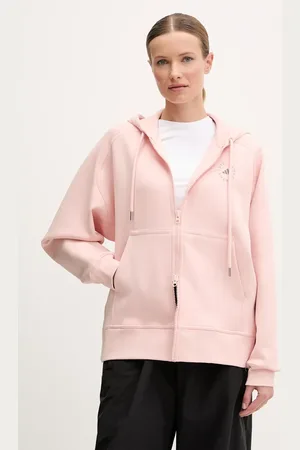 adidas Bluza damska kolor z kapturem z nadrukiem JI5160